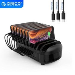 ORICO - 10 ports USB charger - docking station - with holder - 120W 5V2.4A*10Holders