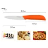 Keramisk knivsett - 3" 4" 5" 6" tommer med skreller / deksler