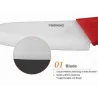 Keramisk knivsett - 3" 4" 5" 6" tommer med skreller / deksler