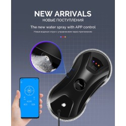 Electric window cleaner - vacuum robot - with remote controlRobot vacuum cleaner