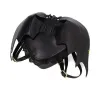 Leather black backpack - punk style - with bat wingsBackpacks