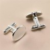 Oval buttons cufflinksCufflinks