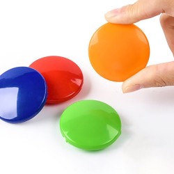 Round magnetic buttons - fridge magnets - 10 piecesFridge magnets