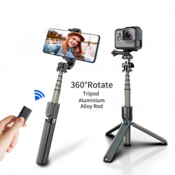 Selfie stick tripod - with remote - extendable - foldable monopod - Wireless / BluetoothTripods & stands