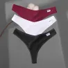 Sexy bomullstroser - 3 blandede ensfarger - 3 stk