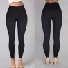 Classic cotton pencil pants - high waist - with pockets - stretchy - Slim stylePants