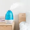 Ultralyd luftfukter - eterisk olje diffuser - dobbel tåkesprøyte - med LED - 4 L