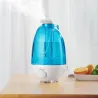 Ultralyd luftfukter - eterisk olje diffuser - dobbel tåkesprøyte - med LED - 4 L