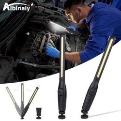 LED flashlight - work light - COB - USB - dimming - with magnet - waterproofTorches