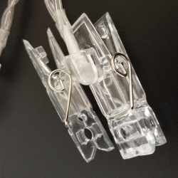 LED string - garland with clips - pictures hanger - battery operatedLED strips