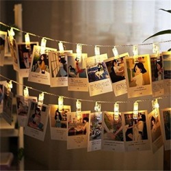 LED string - garland with clips - pictures hanger - battery operatedLED strips