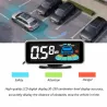 Bilparkeringssensor - radar - revers autoparkering - LCD-skjerm - LED