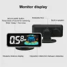 Bilparkeringssensor - radar - revers autoparkering - LCD-skjerm - LED