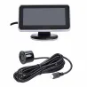 Bilparkeringssensor - radar - revers autoparkering - LCD-skjerm - LED