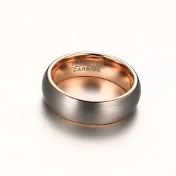 Tungsten carbide ring - rose goldRings