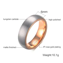 Wolframkarbidring - svart