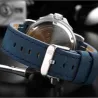 Naviforce - lær Quartz klokke - lysende