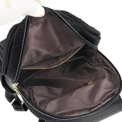 Multifunction leather backpack - shoulder bag - large capacityBackpacks