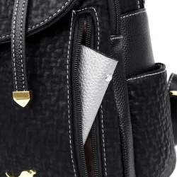 Multifunction leather backpack - shoulder bag - large capacityBackpacks