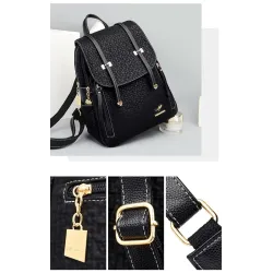 Multifunction leather backpack - shoulder bag - large capacityBackpacks