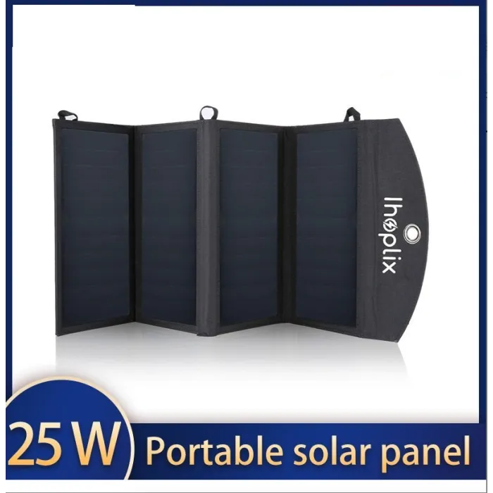 25W solar panel - folding charger - USB - waterproof - for SmartphonesChargers