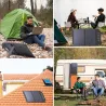 Solar panel - solar charger - dual output - foldable - 60W - kitSolar panels