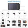 Solar panel - solar charger - dual output - foldable - 60W - kitSolar panels