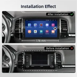 Android 10 bilradio - 4GB-64GB - Bluetooth - AI - 8-core - CarPlay - 4G