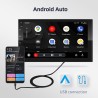 Android 10 car radio - 4GB-64GB - Bluetooth - AI - 8-core - CarPlay - 4GDin 2