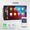 Android 10 car radio - 4GB-64GB - Bluetooth - AI - 8-core - CarPlay - 4GDin 2