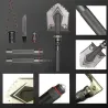 Multifunctional foldable shovel - military / camping / survival / emergency toolSurvival tools