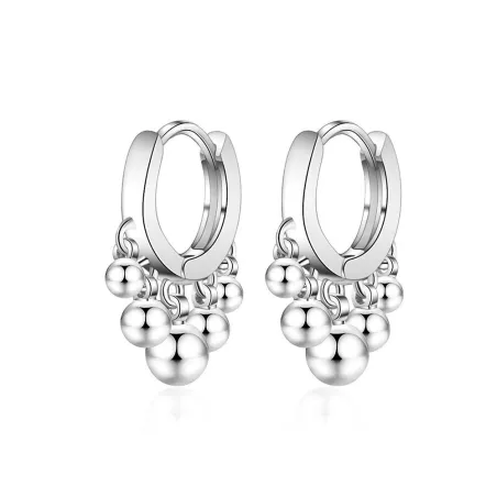 Silver / gold plating round drop earringsEarrings