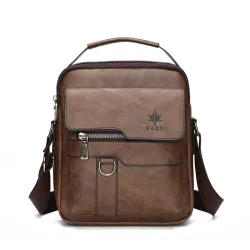 Leather shoulder bag - with zipper - wallet - waterproofBags