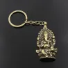 Vintage Ganesha Buddha elephant keychainKeyrings