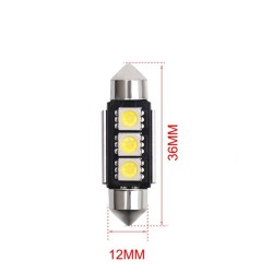 C10W C5W Festoon 36mm 39mm 41mm - 12V - CANBUS - LED-pære - hvit - 10 stk.