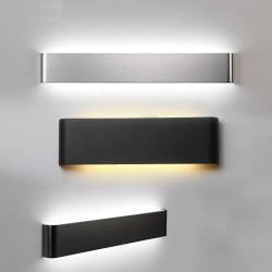 Moderne LED-vegglampe i aluminium