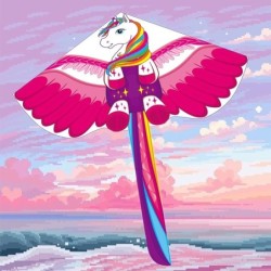 Flying kite - with 100 m line - horse - bat - dragonKites