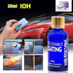 30ml - 10H - car / motorcycle paint care - polish liquid - glass ceramic coat - hydrophobicCar wash