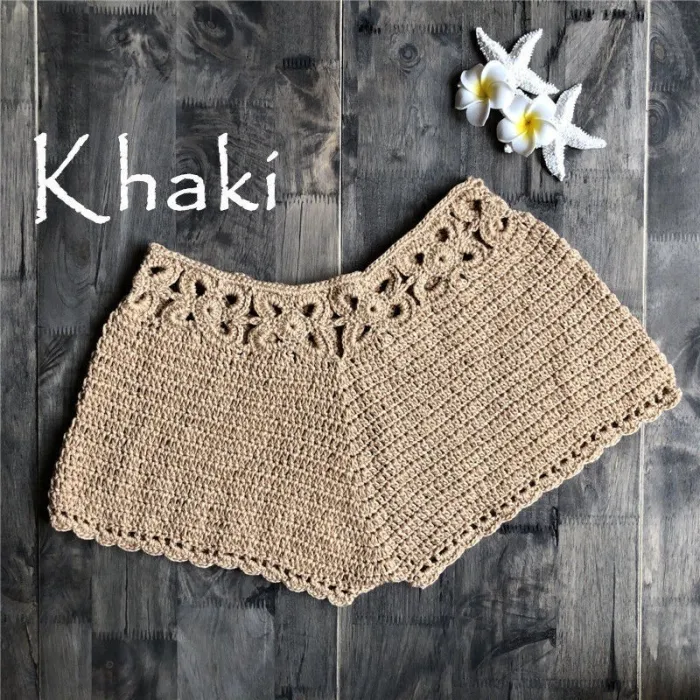 Sexy heklet minishorts