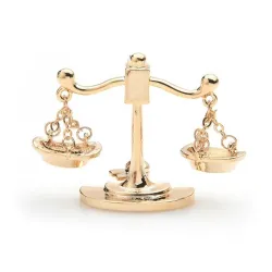 Libra constellation - metal broochBrooches