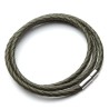 Genuine braided leather - bracelet with magnetic claspsBracelets