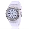 GENEVA - Quartz watch - crystals - silicone strap - with LED lightWatches