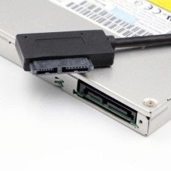 USB 2.0 - 3.0 to mini Sata II 7+6 13Pin - adapter - cable - for laptop CD/DVD ROM Slimline DriveCables