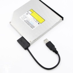 USB 2.0 - 3.0 to mini Sata II 7+6 13Pin - adapter - cable - for laptop CD/DVD ROM Slimline DriveCables