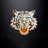 Brølende tigerkrystallbrosje