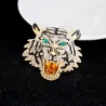 Brølende tigerkrystallbrosje