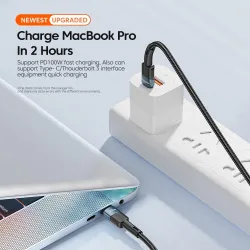Essager - USB type C Til USB C - hurtigladekabel - 60W - 100W