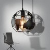 Moderne taklampe i jern - globeformet - 60W