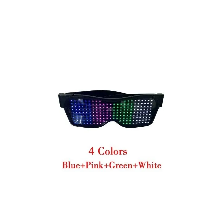 LED party glasses - App / manual control - USB - BluetoothParty