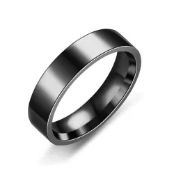Klassisk ring - rustfritt stål - unisex